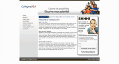 Desktop Screenshot of colleges-usa.com